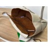 Bottega Veneta Arco Small Bag In White Intrecciato Calfskin