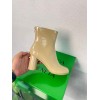 Bottega Veneta Atomic Ankle Boots In Beige Lambskin