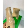 Bottega Veneta Atomic Ankle Boots In Beige Lambskin