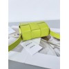 Bottega Veneta Candy Cassette Bag In Acid Kiwi Lambskin