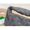 Bottega Veneta BV Jodie Mini Bag In Thunder Intrecciato Suede