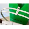 Bottega Veneta Arco Medium Bag In White Intrecciato Calfskin