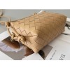 Bottega Veneta Loop Mini Bag In Almond Intrecciato Lambskin