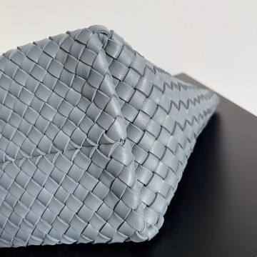 Bottega Veneta Cabat Medium Bag In Thunder Intrecciato Lambskin Bottega Veneta Cabat Medium Bag In Thunder Intrecciato Lambskin