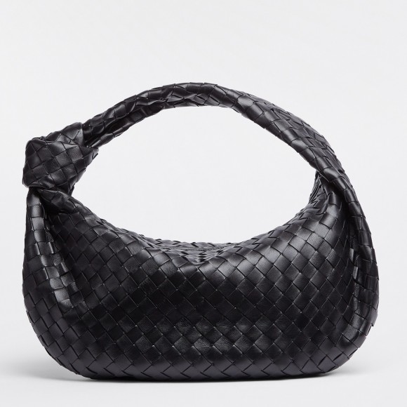 Bo*te*ga ve*ne*ta bv jodie small bag in black intrecciato lambskin