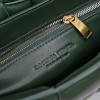 Bottega Veneta Chain Cassette Bag In Raintree Intrecciato Lambskin