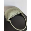 Bottega Veneta Gemelli Medium Bag in Travertine Intrecciato Lambskin