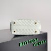 Bottega Veneta Mini Wallace Bag in Glacier Intrecciato Calfskin