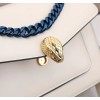 Bvlgari Serpenti Forever Medium Crossbody Bag with Chain White