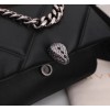 Bvlgari Serpenti Cabochon Mini Bag In Black Calfskin