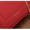 Bvlgari Serpenti Forever Small Cross-body Bag In Red Calfskin