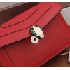Bvlgari Serpenti Forever Small Cross-body Bag In Red Calfskin