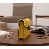 Bvlgari Serpenti Forever Small Crossbody Bag in Yellow Leather