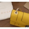 Bvlgari Serpenti Forever Small Crossbody Bag in Yellow Leather
