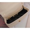 Bvlgari Serpenti Cabochon Small Bag In White Leather