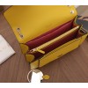 Bvlgari Serpenti Forever Medium Shoulder Bag in Yellow Calfskin