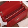 Bvlgari Serpenti Forever Large Shoulder Bag In Red Calfskin