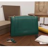 Bvlgari Serpenti Forever Large Shoulder Bag In Green Calfskin