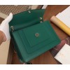 Bvlgari Serpenti Forever Large Shoulder Bag In Green Calfskin