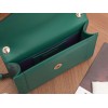 Bvlgari Serpenti Forever Small Cross-body Bag In Green Calfskin
