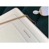 Bvlgari Serpenti Forever Large Shoulder Bag In White Calfskin
