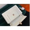 Bvlgari Serpenti Forever Large Shoulder Bag In White Calfskin