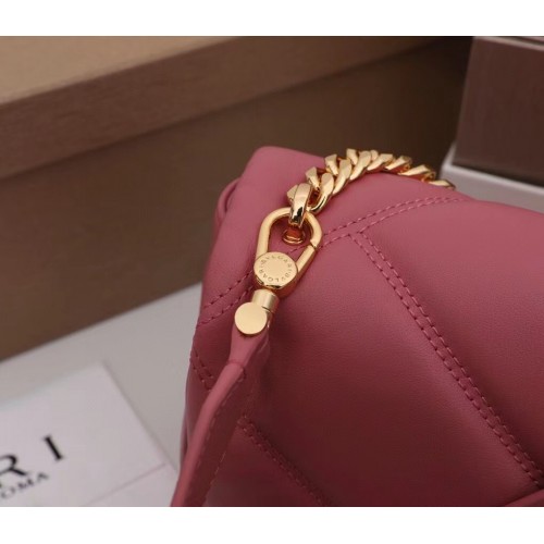 Bvlgari Serpenti Cabochon Small Bag In Pink Leather