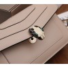 Bvlgari Serpenti Forever Small Cross-body Bag In Beige Calfskin