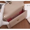 Bvlgari Serpenti Forever Small Cross-body Bag In Beige Calfskin