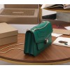 Bvlgari Serpenti Forever Medium Shoulder Bag In Green Calfskin