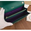 Bvlgari Serpenti Forever Medium Shoulder Bag In Green Calfskin