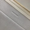 Celine Belt Nano Bag In White Grained Calfskin