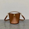 Celine Teen Bucket 16 Bag In Brown Calfskin
