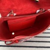 Celine Belt Mini Bag In Red Grained Calfskin