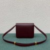 Celine Classic Box Teen Bag In Burgundy Box Calfskin