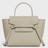 Celine Belt Nano Bag In Light Beige Grained Calfskin