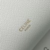 Celine Micro Belt Bag In White Grained Calfskin