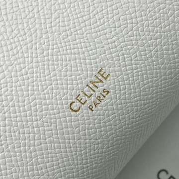 Celine Micro Belt Bag In White Grained Calfskin Celine Micro Belt Bag In White Grained Calfskin