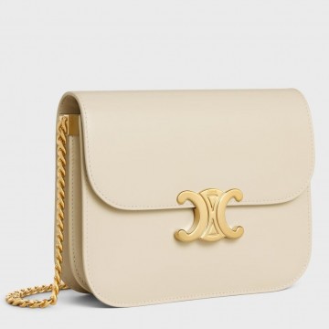 Celine College Triomphe Chain Bag in Pampa Leather Celine College Triomphe Chain Bag in Pampa Leather