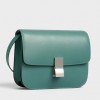 Celine Classic Box Medium Bag In Celadon Box Calfskin