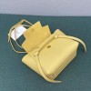 Celine Belt Nano Bag In Yellow Grained Calfskin