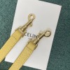 Celine Belt Nano Bag In Yellow Grained Calfskin