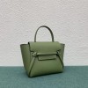 Celine Belt Nano Bag In Light Khaki Grained Calfskin