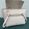 Celine Belt Nano Bag In Pale Pink Grained Calfskin