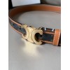 Celine Medium Triomphe Belt 25MM in Tan Triomphe Canvas