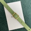 Celine Belt Nano Bag In Sage Grained Calfskin