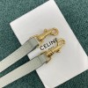 Celine Belt Nano Bag In Vert D'eau Grained Calfskin