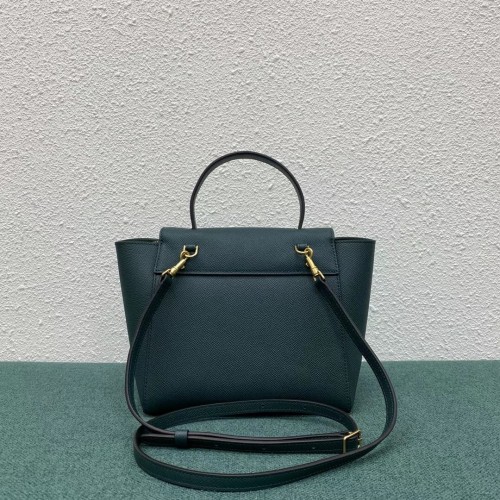 Celine Belt Nano Bag In Amazone Grained Calfskin