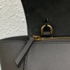 Celine Belt Nano Bag In Grey Grained Calfskin