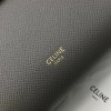 Celine Belt Nano Bag In Grey Grained Calfskin